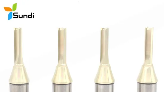 Professional Zrn Coating Straight Flute Wood Working Router Milling for Hard and Light Wood Processing